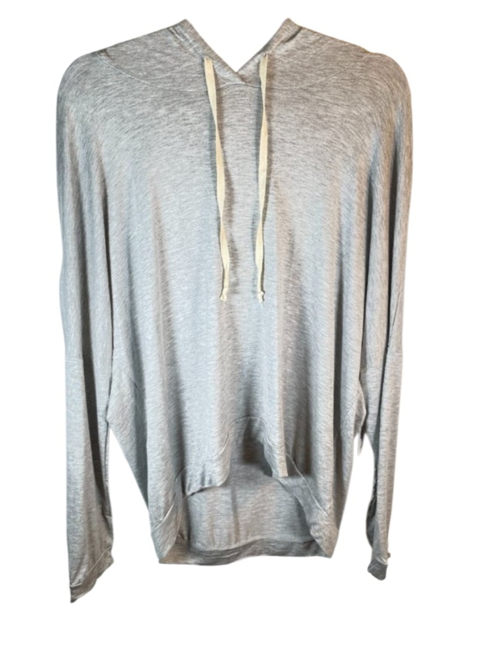 NWT! Plus Lightweight Dolman Hoody in Light Pewter